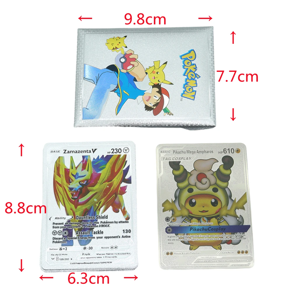 55pcs Pokemon English Cards Box Anime Pikachu Cosplay Kawaii Game  Collection Cards Vcos Hobbies Toys Kid Birthday Gift - AliExpress