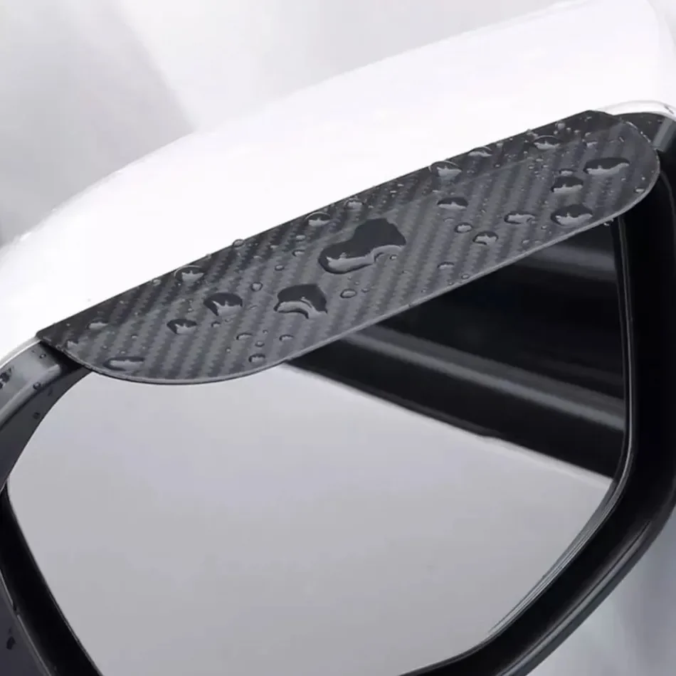 2Pcs Universal Car Rearview Mirror Rain Eyebrow Visor Clip-on Side Snow Sun Visor Rain Cover Car Exterior Accessories rearview mirror rain eyebrow