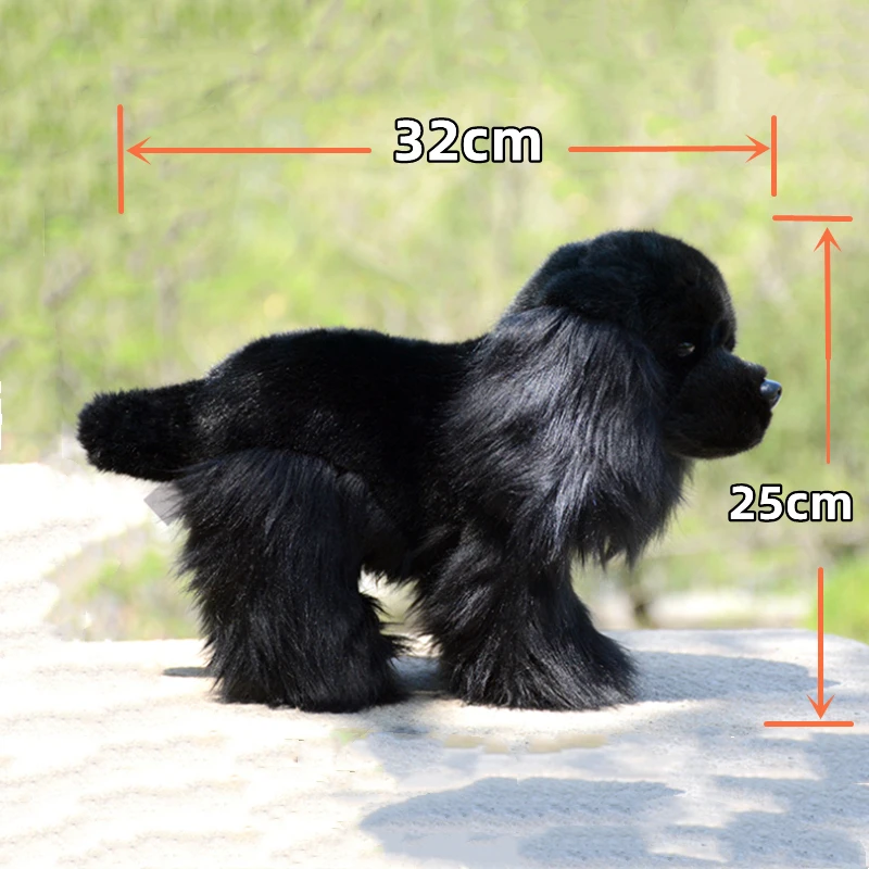 English Cocker Spaniel High Fidelity Anime Cute Plushie Dog Plush Toys Lifelike Animals Simulation Stuffed Doll Kawai Toy Gifts 6
