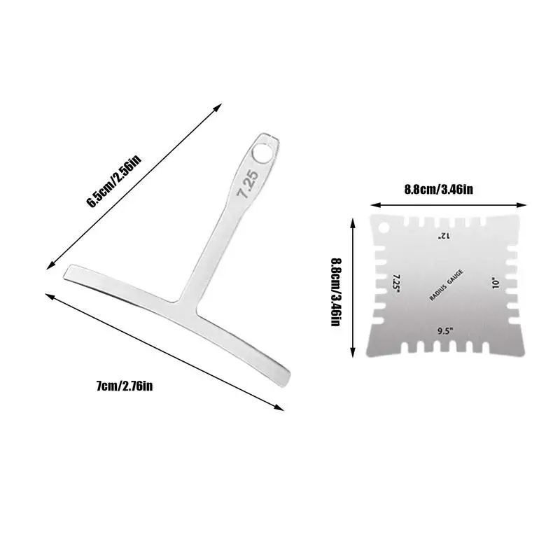 Guitar Action Gauge Guitar Luthier Tools Luthier Notched Radius Gauge String Action Ruler Measuring Tool For Bass Setup