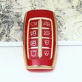Red key case