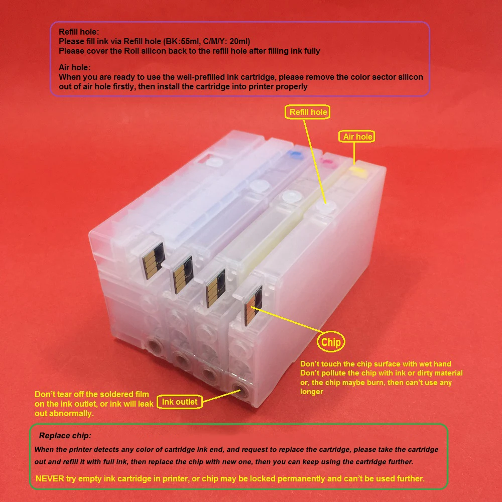 4 Cartucce Inchiostro 952XL Compatibili HP – Nero, Ciano, Magenta, Giallo Per OfficeJet Pro