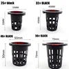 50Pcs Plant Grow Pots Net Nursery Cup Hydroponic colonization Mesh plastic Basket holder vegetable Planter Soilless greenhouse T 2