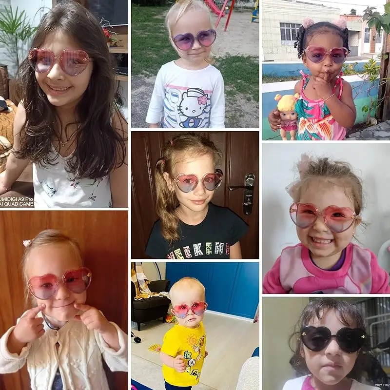 Children Cute Colors Animal Bee UV400 Sunglasses Baby Girls Outdoor Acrylic Sun Protection Sunglasses Kids Sun Glasses