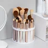 Plastic Pink White Makeup Brush Storage Rack Make-up Tool Box Cosmetic Storage Shelf Pen Storage Box Table Organizer 1