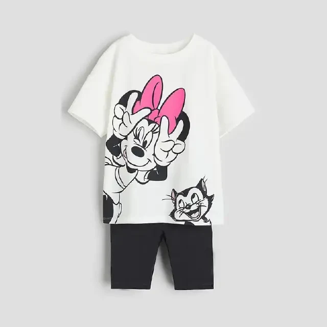 Kids clothes set Fashion Baby Girls Clothes Summer Baby Girls Sets T-shirt + Shorts Sets Toddler Clothing