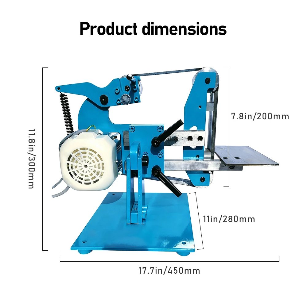 915 Dual-Use Belt Sander 220V Home Mini Vertical/Horizontal Sanding Machine All
