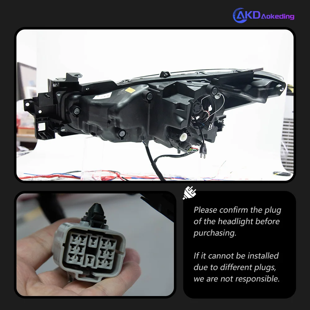 Car Headlights for Mazda 3 Axela 2017-2019 LED Headlight