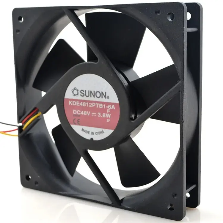 Sunon Kde4812ptb1-6a 12025 3 선 냉각 선풍기, 48v, 3.8w, 12cm