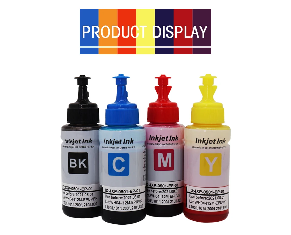 Description Picture 6 of itemUniversal Dye ink Refill Ink kit for Iconic Brand HP Epson Brother Inkjet Printer CISS Cartridge Printer Ink 4*70ml