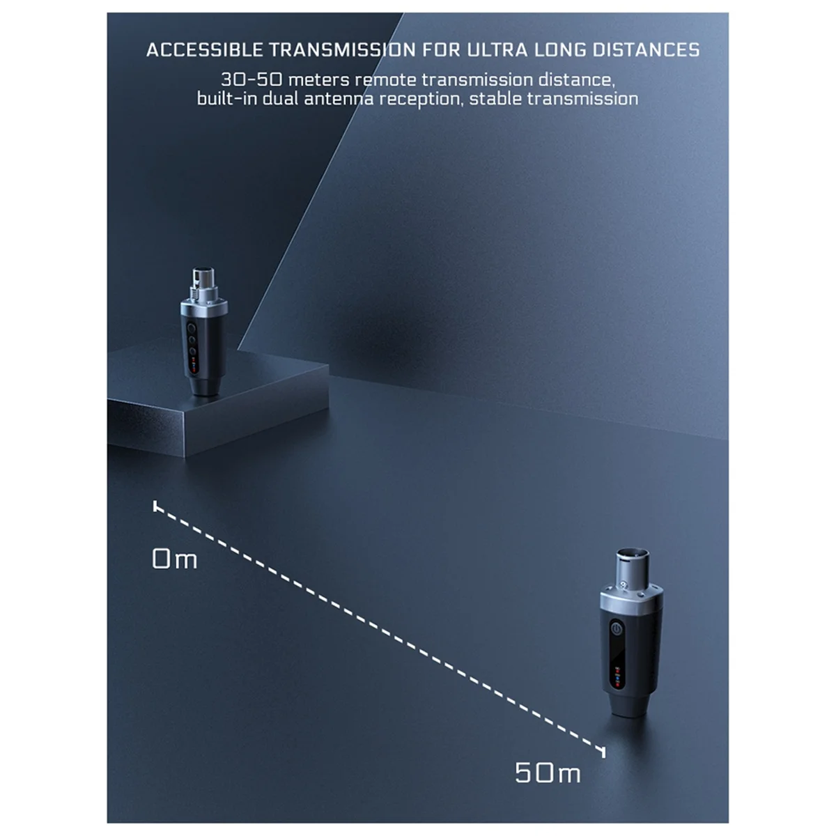 A04R-New XLR Adapter System Wireless Microphone Transmitter Receiver for Dynamic Microphone Guitar Audio Mixer PA System