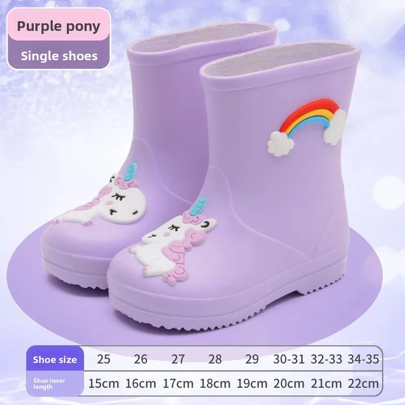 Purple-Rainbow Horse-shoes