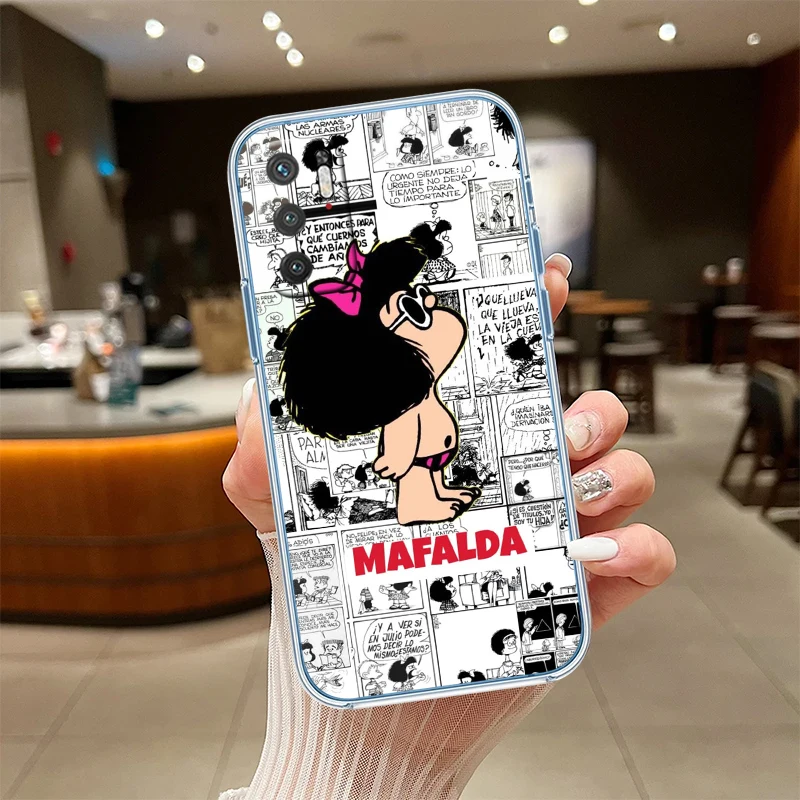 RE44 M-Mafaldas Transparent Phone Case - Sleek and Durable Protection