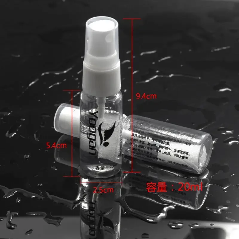 1/2Pcs Swimming Goggle Anti-Fog Spray Sprayer 20ml Solid Antifogging Liquid Mist Eliminator Glasses Diving Goggles Lens Cleaner 5