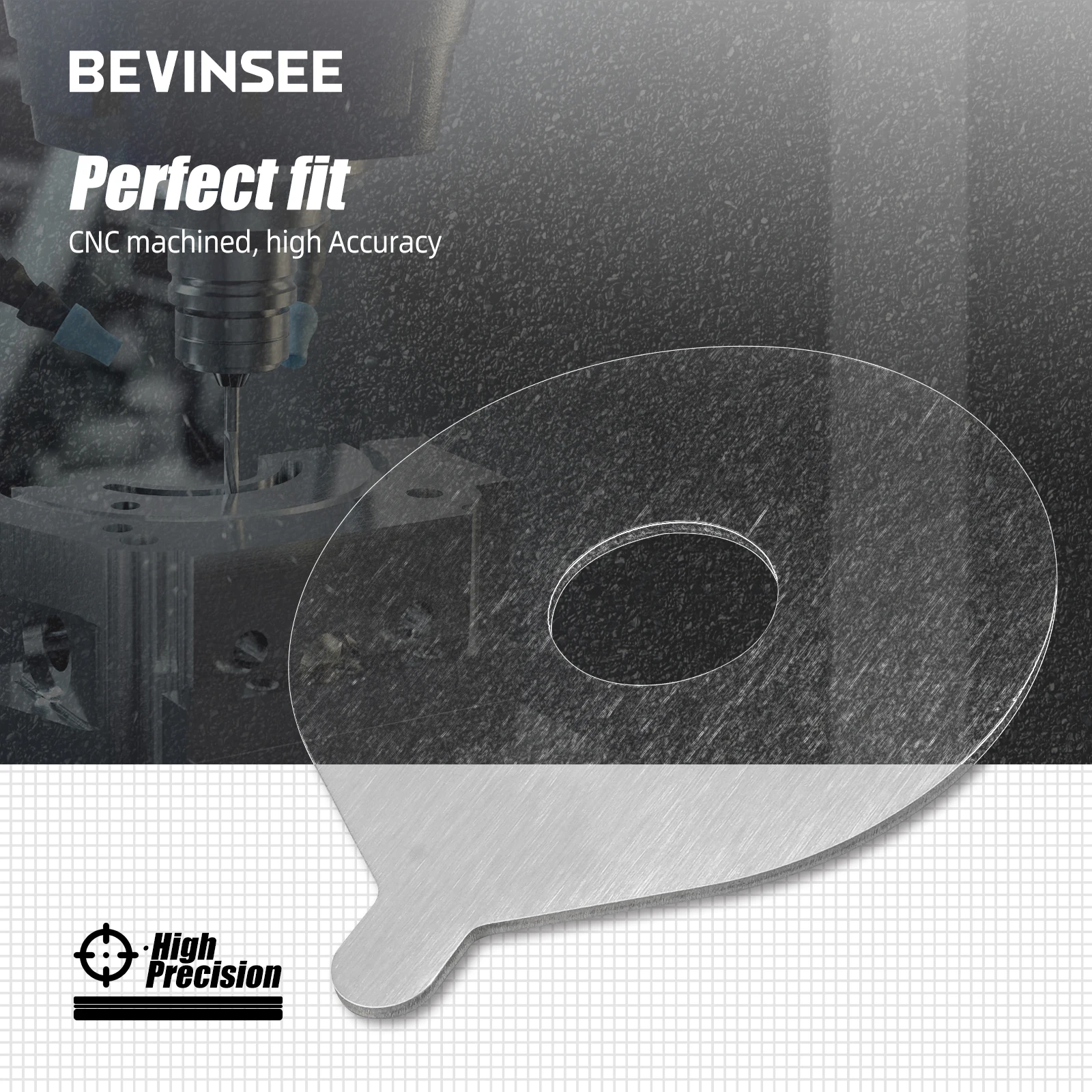 BEVINSEE 리어 스프링 퍼치 코일오버 스프링용 강화 플레이트, BMW E46 M3 320i 323i 325i 328i 330i용, BMW Z4 E85용