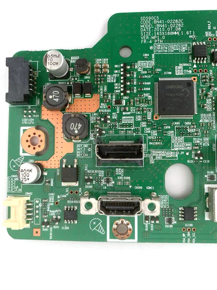 Samsung BN41-02992 Main Board 純正BN41-02282C BN41-02282Aマザーボードは、モニターS27E591C LS27D590CS/ZA LS27E5