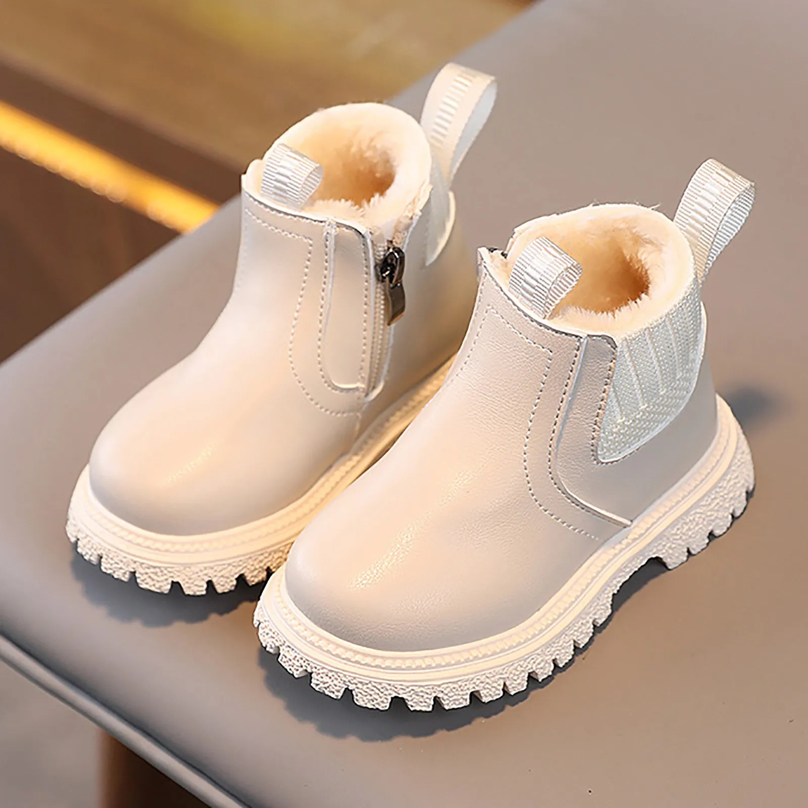 Children Boots Non Slip Breathable Nude Boots For Childrens Autumn Winter Baby Kids Short Boots Super Warm Soft Comfort Boys Girls Shoes