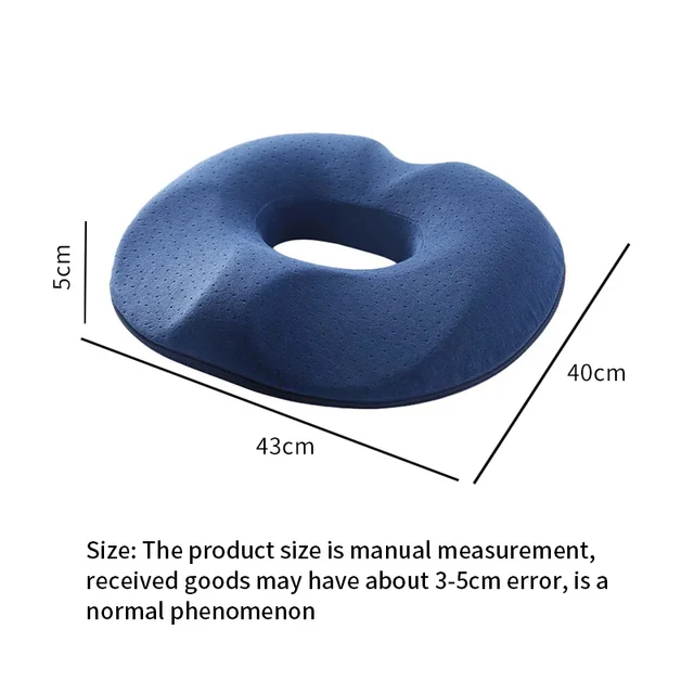 1 pièces oreiller beignet hémorroïde coussin de siège coccyx orthopédique siège médical chaise de Prostate pour coussin de chaise en mousse à mémoire de forme 5