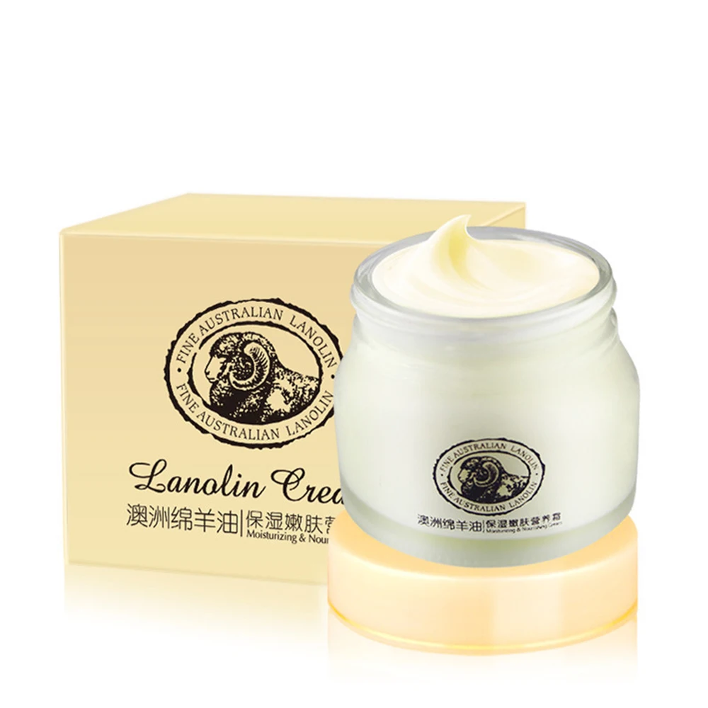 Laikou New Cream Sheep Placenta Cream Contains Hyaluron Acid Aloe Vera Curacao Skin Care Australian Lanolin Oil 90g
