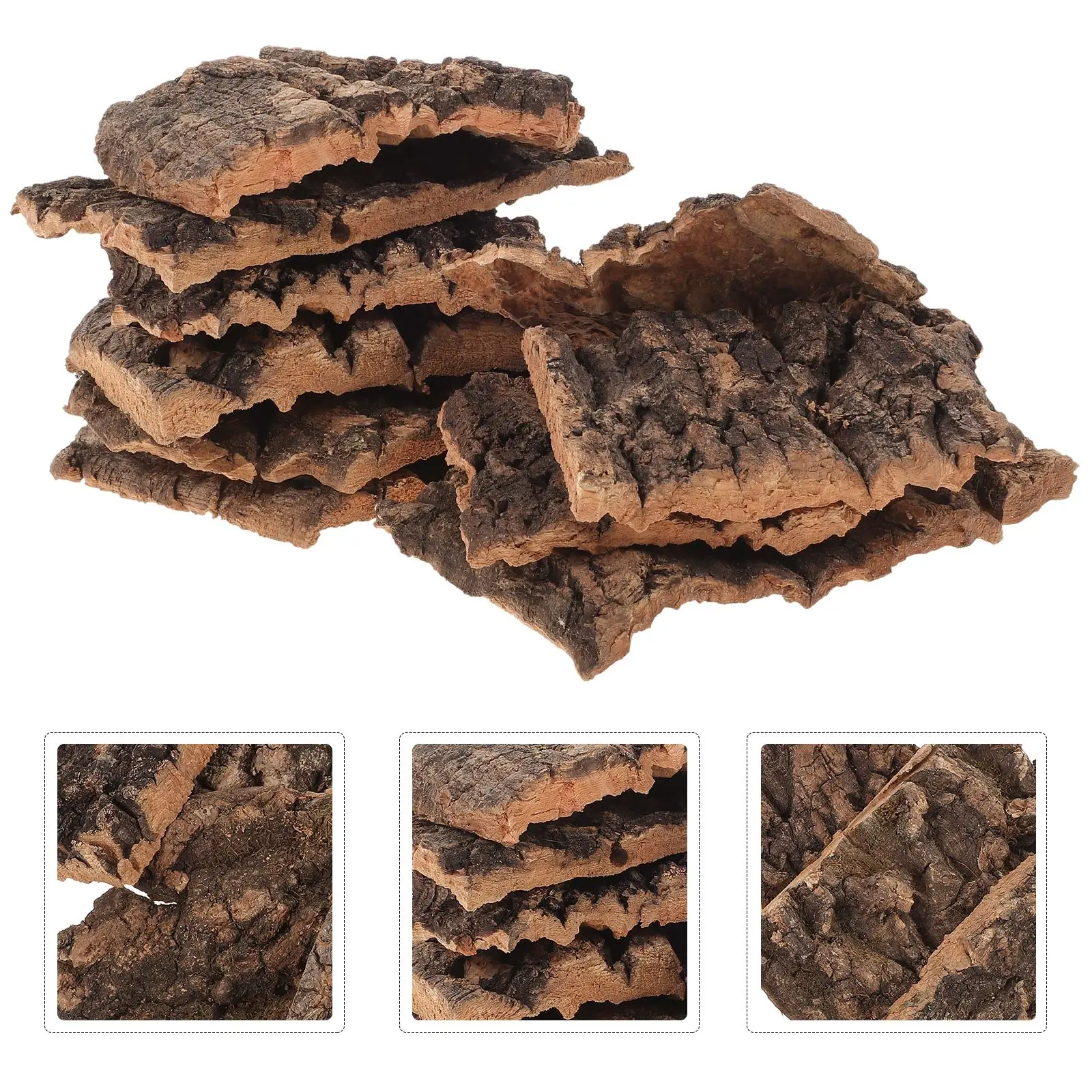 Artificial Tree Bark Decor Set 5