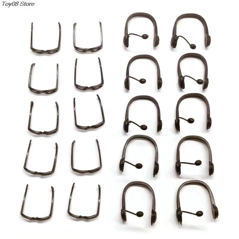 

2/10Pcs Dollhouse Miniature Dolls Supplies Glasses Headphones Dolls Decoration For Doll House Decor Kids Pretend Toys 3*3.5*3cm