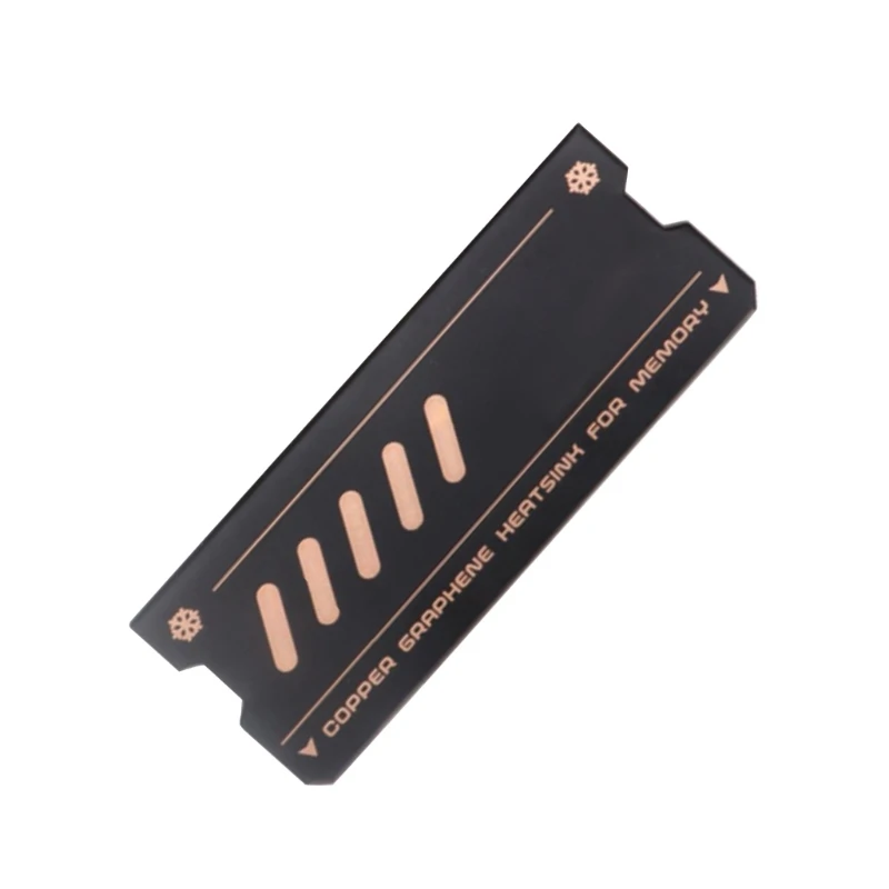 

Copper Heatsink for Laptop Notebook SSD Thermal Pad Memory Card Cooler Radiator Coating Cooling Vest