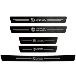 Premium Carbon Fiber Car Door Sill Protector Sticker (5Pcs Car DoorxTrunk)
