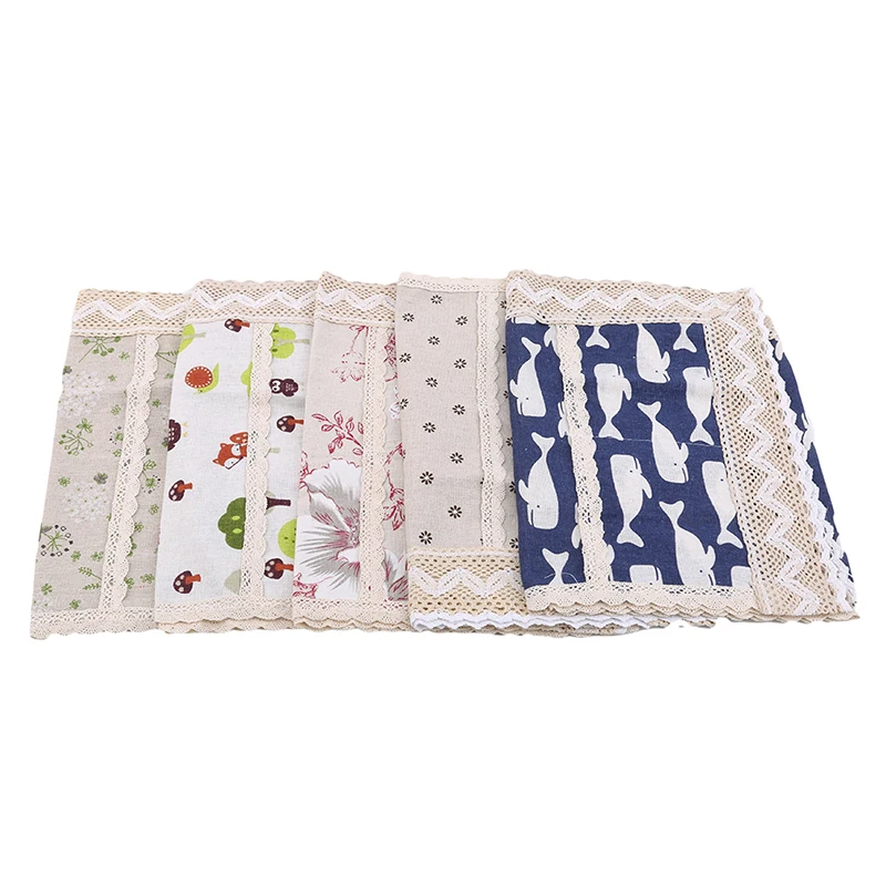 Cotton Linen Microwave Oven Cover Microwave Hood Oil Dust Cover With Storage Bag Kitchen Accessories Supplies Home Decoration microwave food cover microwave dust cover kitchen dust cover