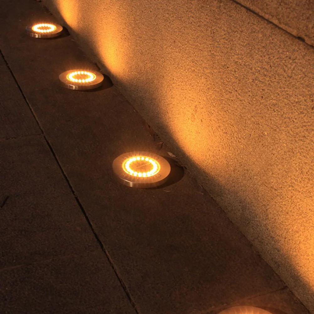 

1 Pack Solar Ground Lights IP65 Waterproof Landscape 20LED for Patio Yard Pathway Garden Decoration