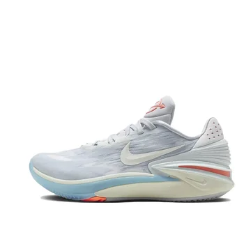 Nike new listing Air Zoom G.T. Cut 2 Men\'s Low Top Basketball Shoes Shock Absorbing Anti-skid Wear-resistant Sneakers Gray 1