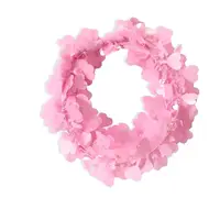 7.5M Pink Heart Wire Garland Ribbon Tinsel Star Rattan Vine Home Wedding Birthday Baby Shower Party Supply Christmas Tree Decor