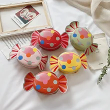 

Candy Shaped Baby Bag Cartoon Children Shoulder Bag Purse Pu Leather Kids Crossbody Messenger Bags For Girls Baby Accessories