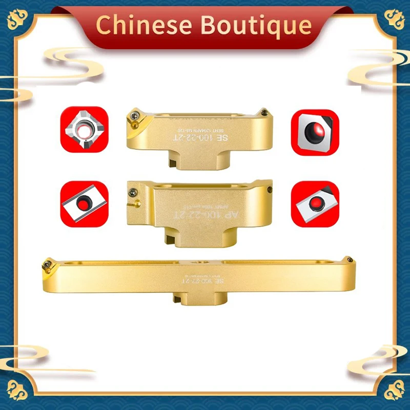 

AP SE Milling Cutters Tools KM12 400R 50 22 27 Right-angle Two-edged Bridge Type Aluminum Alloy Milling Cutter Cutter Head