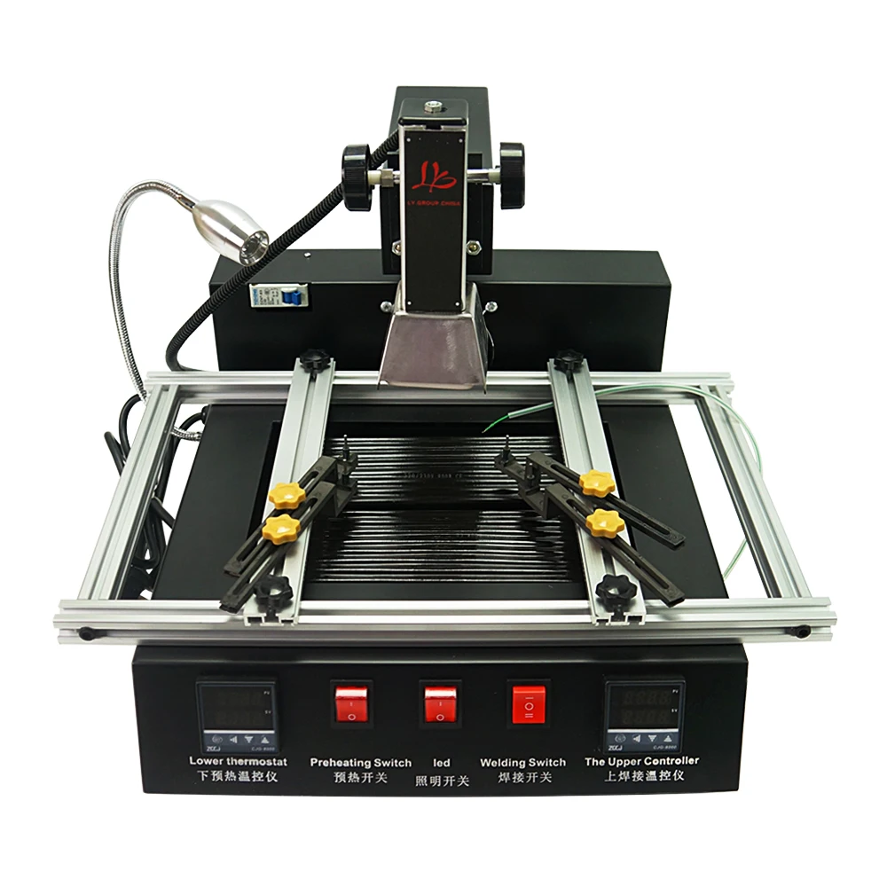 

220V Upgraded Infrared BGA Rework Stations LY M770 Reballing Station Soldering System BGA Machine 2 Zones Manual Operation 1900W