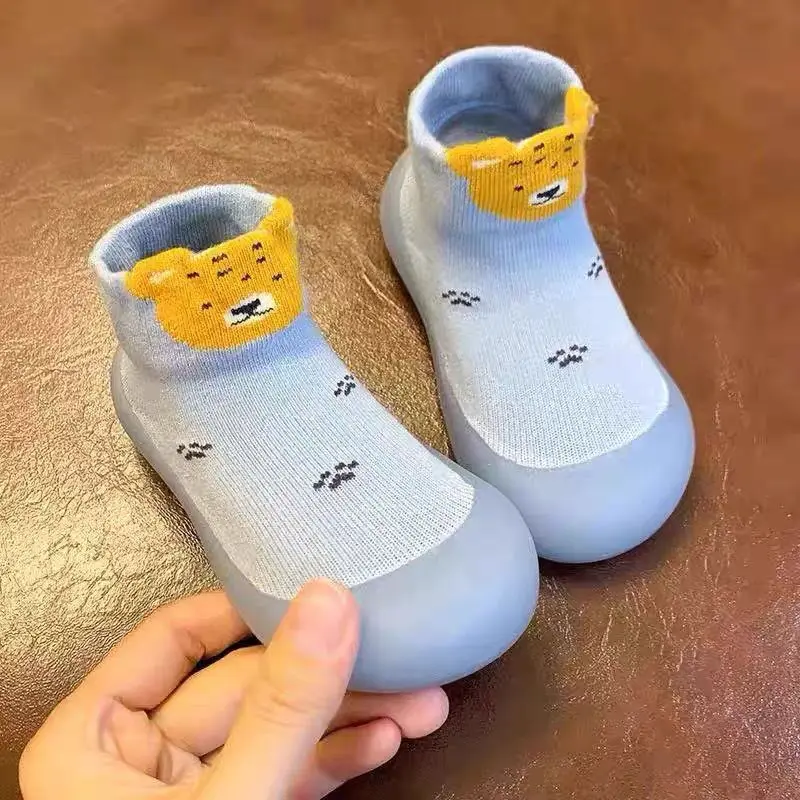 Baby Shoes Non-slip Rubber Soft Sole Breathable Spring Autumn Cartoon Indoor Outdoor Walking Shoes