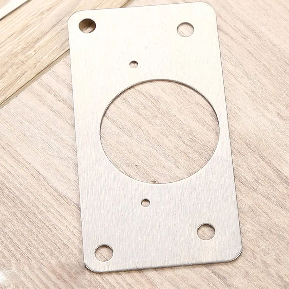 Stainless Steel Door Hinges Hinge Repair Plate Furniture Hinge Cabinet Door Hinges 90*46mm Hinge Mounting Plate Set