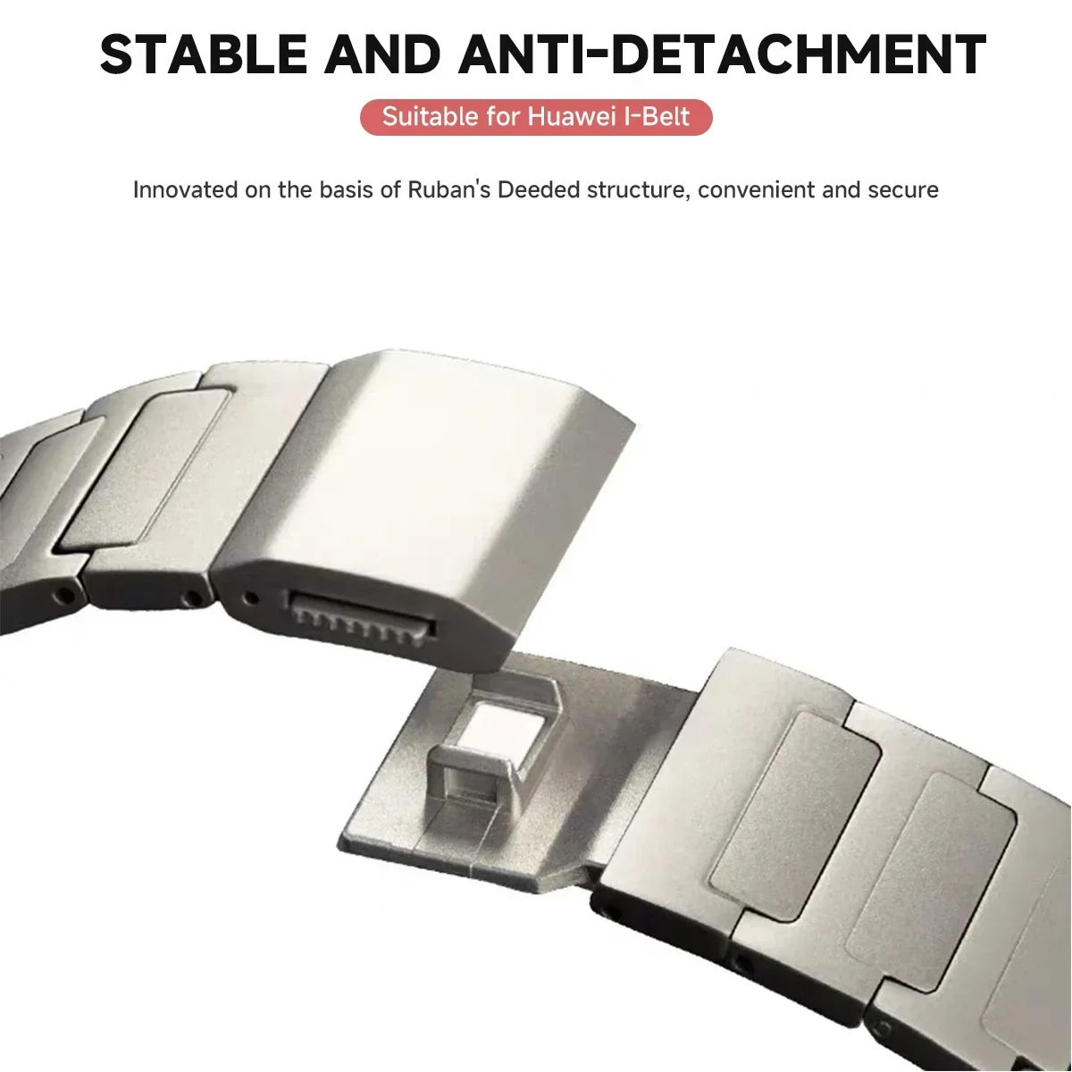 Titanium Magnetic Strap, 22mm - Universal Fit Premium Watch Bracelet