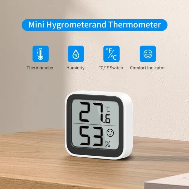 Electric Hygrometer Temperature Humidity Meter Accuracy Calibration LCD Temperature Sensor Indoor mini Thermometer 2