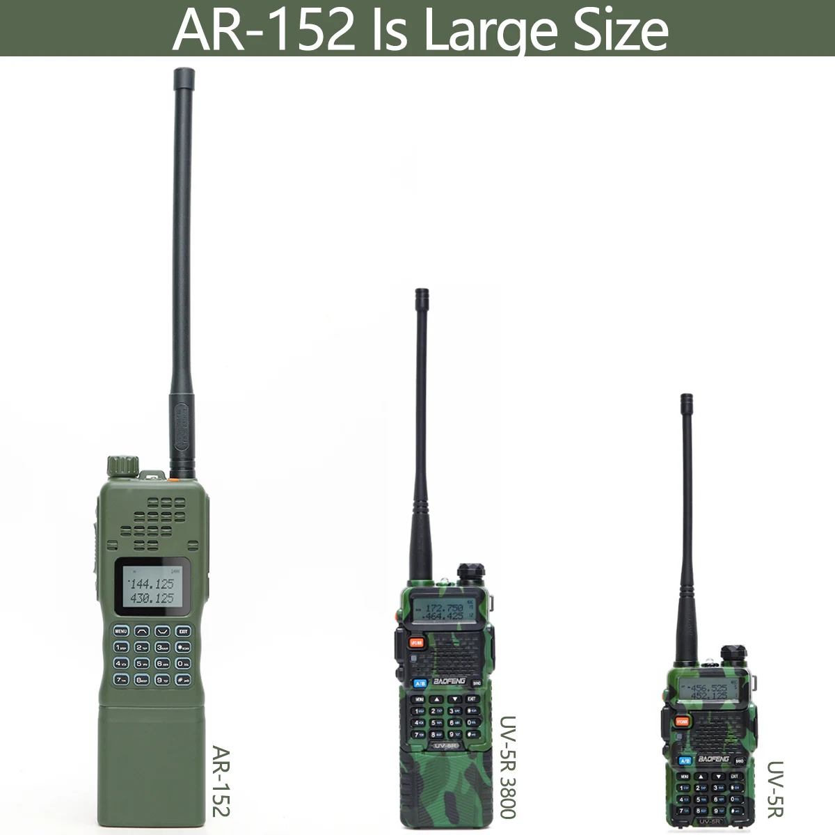 Baofeng AR-152 VHF/UHF Black Ham Radio 15W High Power Walkie Talkie USB  Charger MBITR Army Tactical AN /PRC-152 Two way Radio AliExpress