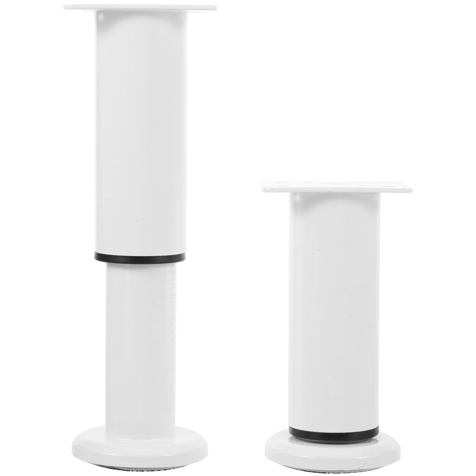 

2 Pcs Metal Table Legs Sofa Support Couch Coffee White Dresser Feet Chair Replacement