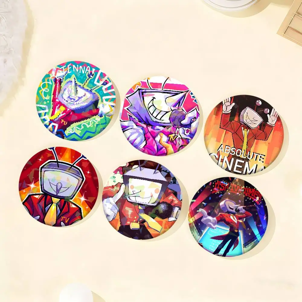 만화 게임 디델타룬 테나 밈 코인 에나멜 핀 의류 가방 액세서리 브로치 만화 공상과학 배지 선물 - AliExpress