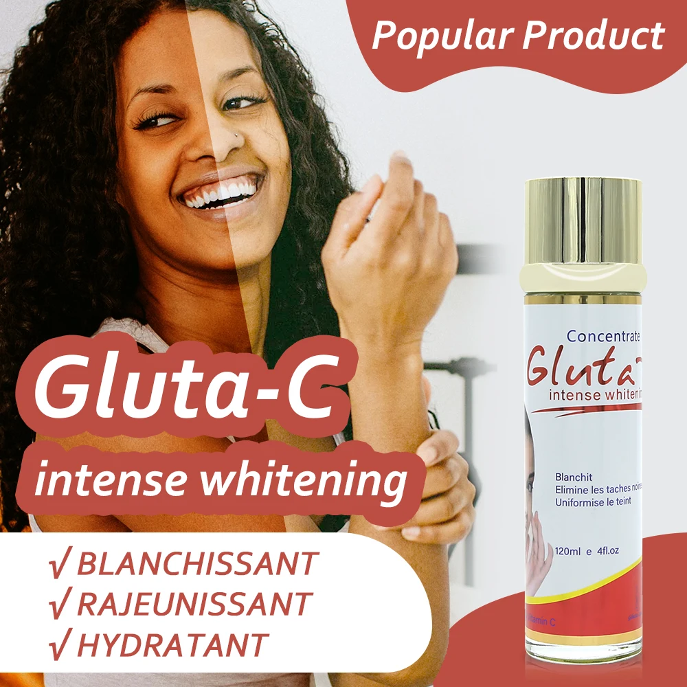 5D Gluta Glutathione and Vitamin C Face Whitening and Anti-Blemish Concentration Serum Even Skin Tone Skin Care Essence