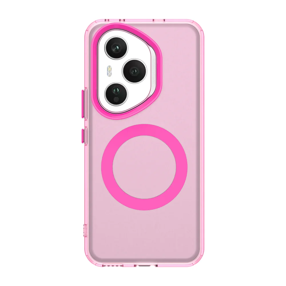 Luxury Armor Shockproof Magnetic Wireless Charging Matte PC Case
