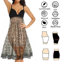 Taille haute ventre contrôle glisse femmes sans couture sous-vêtements amincissants jupes en dentelle Shapewear corps Shaper sous-robe jupon Shapers 3