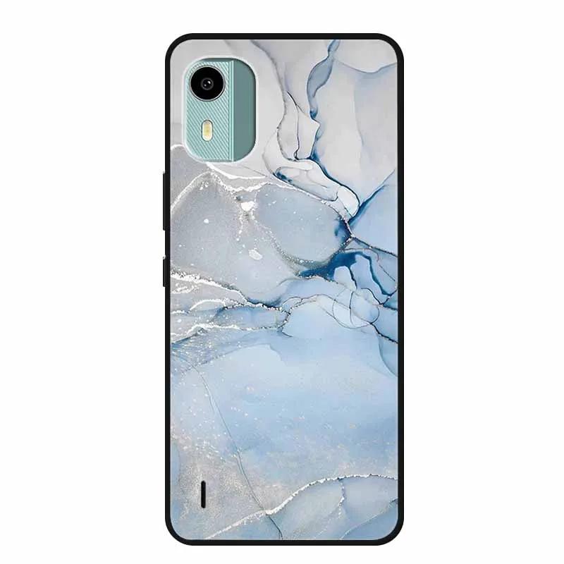 Marble Soft Silicone TPU Phone Back Cover Case - Stylish Protective Bumper