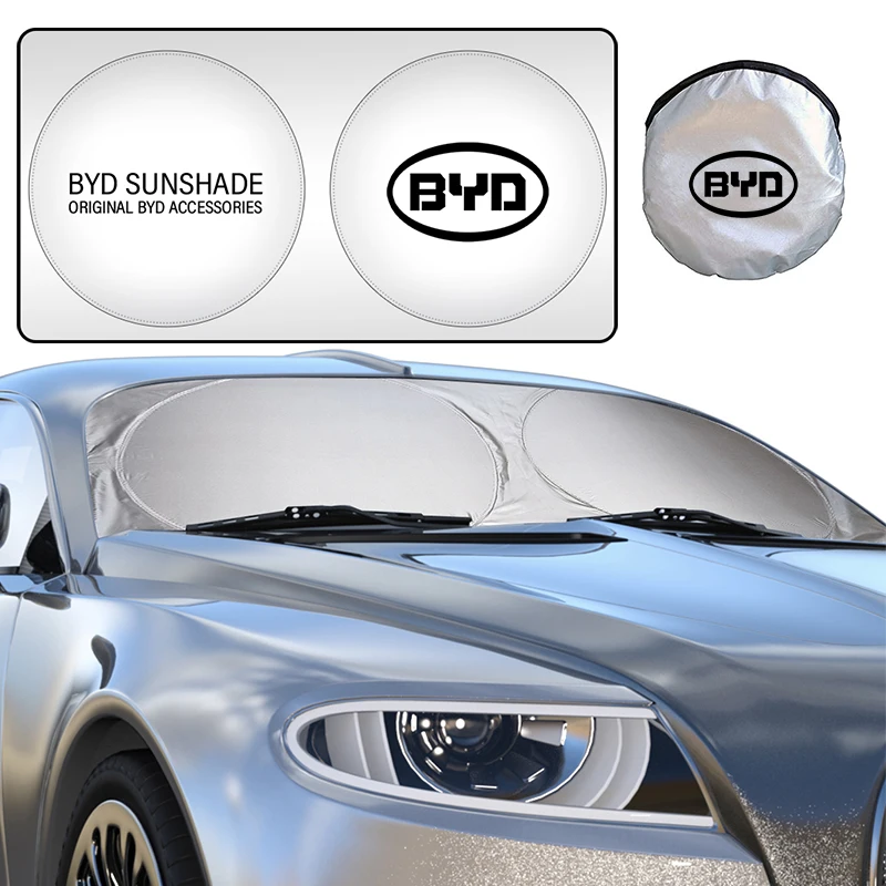 BYD SEAL EV 2022 2023 2024 차량용 자동차 연간 검사 스티커 차량 앞유리 차양막 반사판 햇빛 가리개 보호 기능 제공