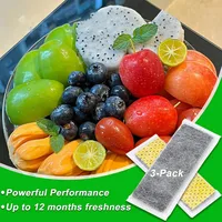 B64B - Remplacement pour réfrigérateur, préservateur de produits frais - 3 pièces pour Frigidaire Pureair PK-2, réfrigérateur de produits frais, recharge 2