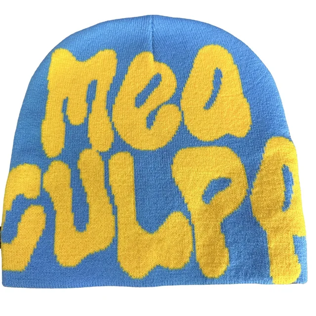 Mea Culpas Beanie Y 2K Beanies Mea Culpa Damespet Winter Voor Dames Hoeden Accessoires