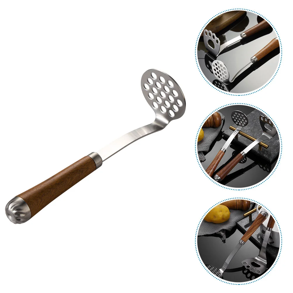 

Pressed Potato Masher Puree Juice Maker Stainless Steel Pusher Smooth Mashed Potatoes Crusher Fruit Tools Easy To Operate