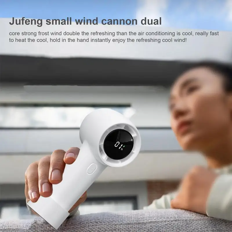 

Портативный портативный вентилятор для путешествий, ручной портативный фонарик с батареей 3000 мАч, маленький карманный вентилятор, ручной вентилятор с 5 скоростями для кемпинга